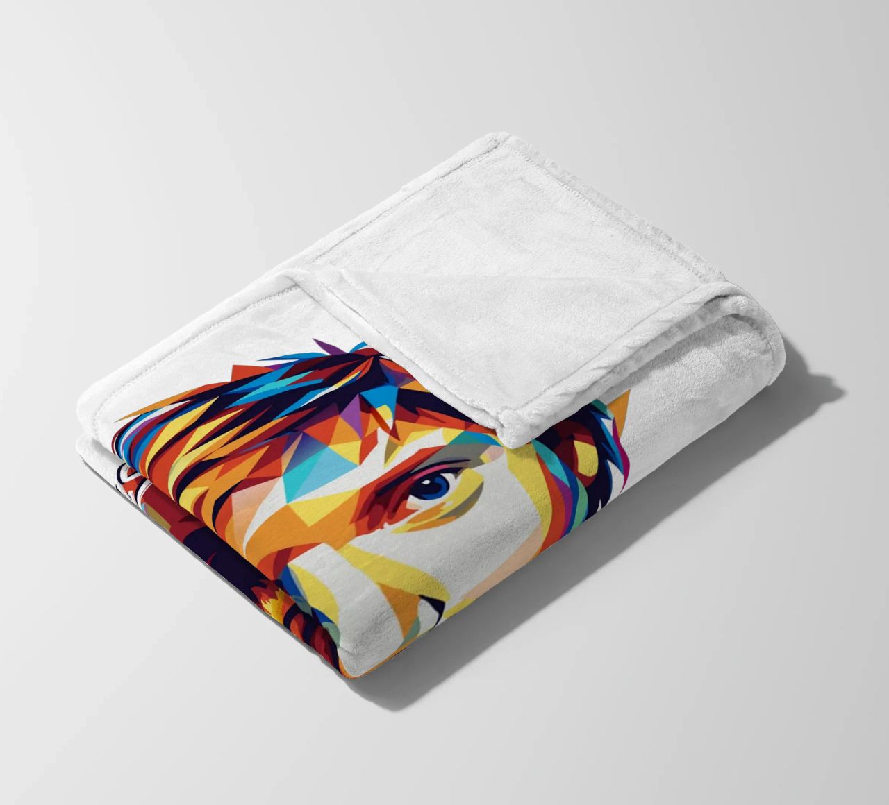 Ed Sheeran Portrait in WPAP Pop Art coperta in pile da vectorartnesia