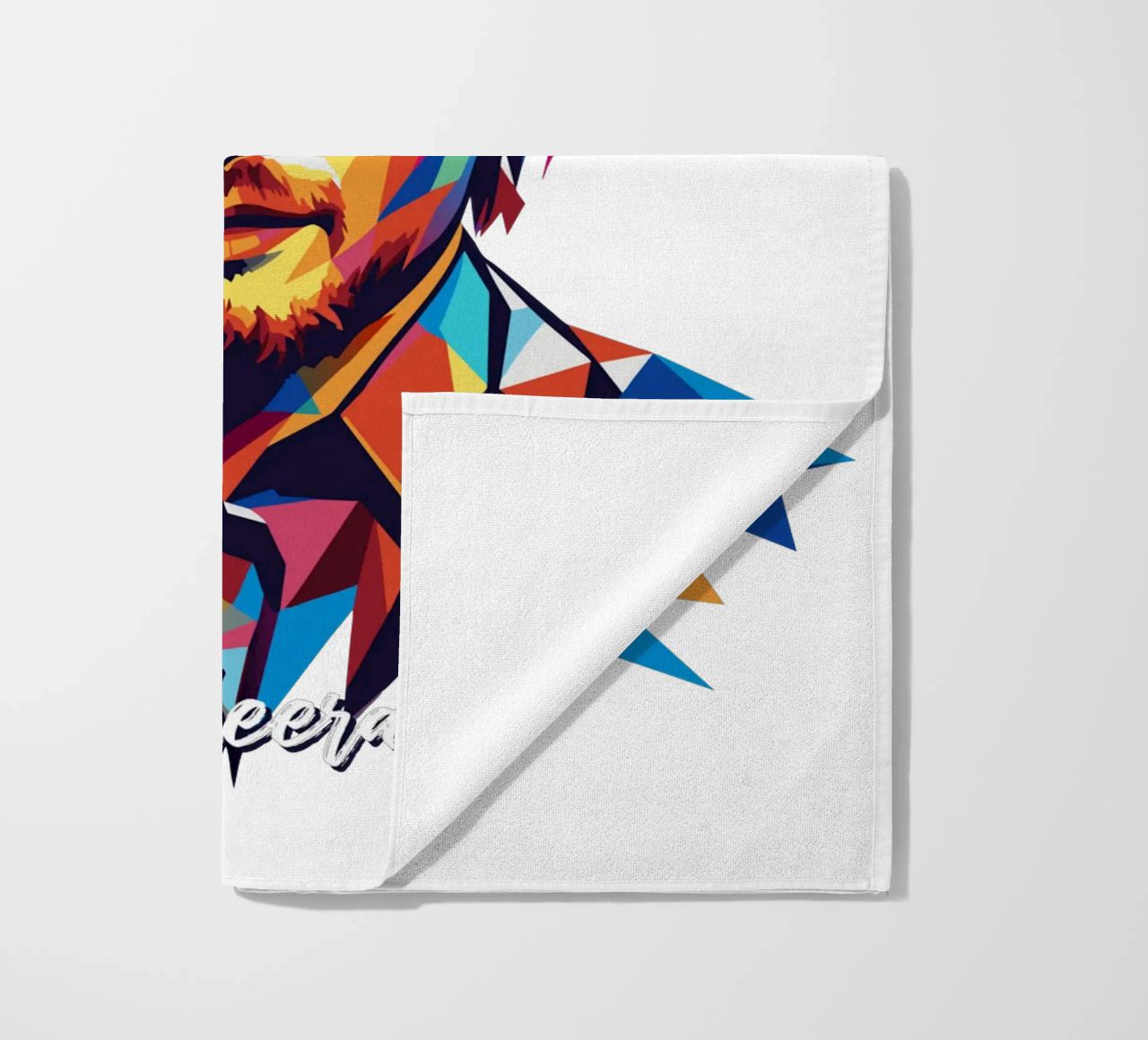 Ed Sheeran Portrait in WPAP Pop Art telo mare da vectorartnesia