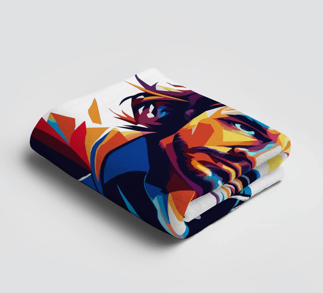 Eddie Vedder Portrait in WPAP Pop Art asciugamano da bagno da vectorartnesia