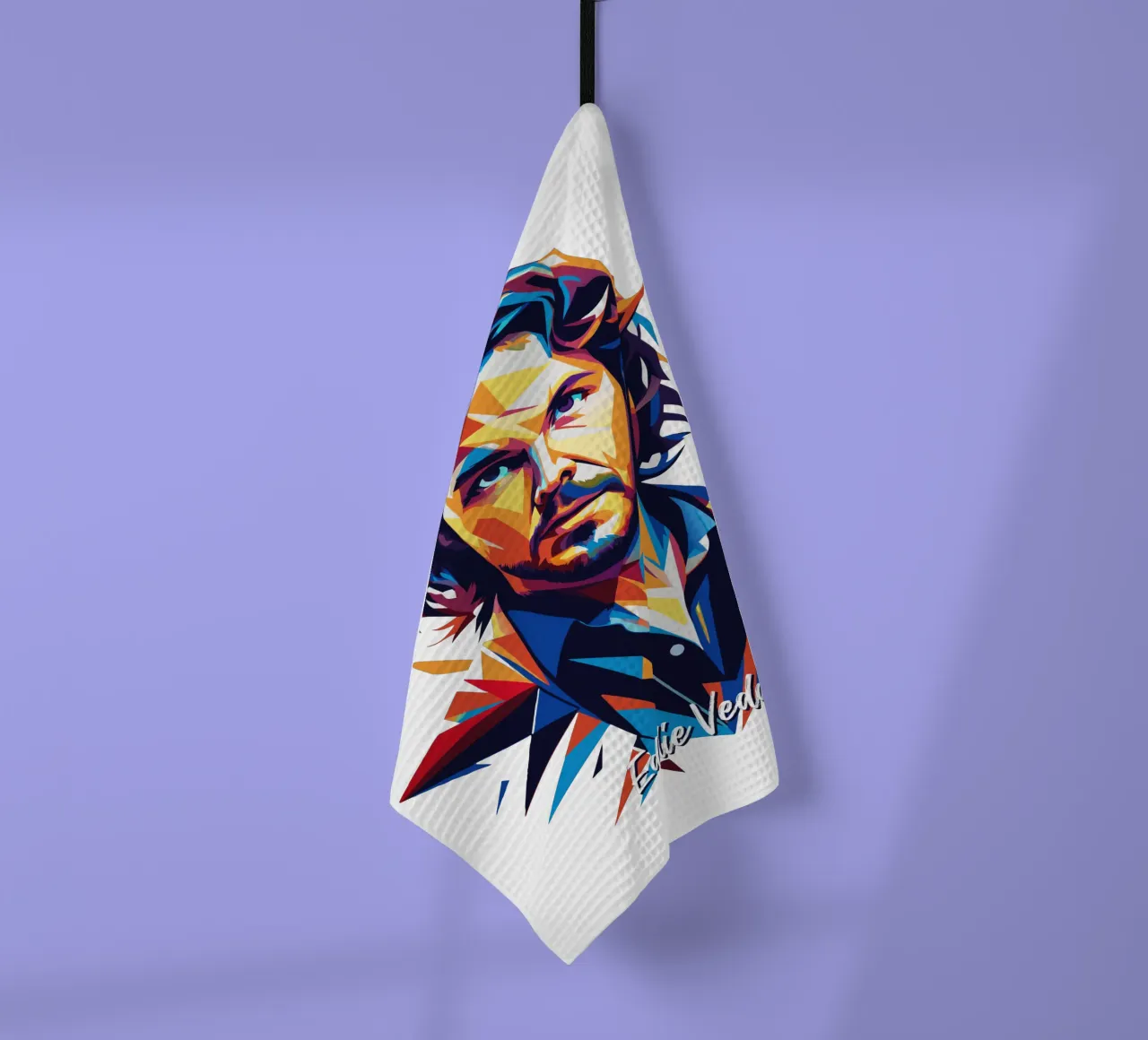 Eddie Vedder Portrait in WPAP Pop Art canovaccio da cucina da vectorartnesia