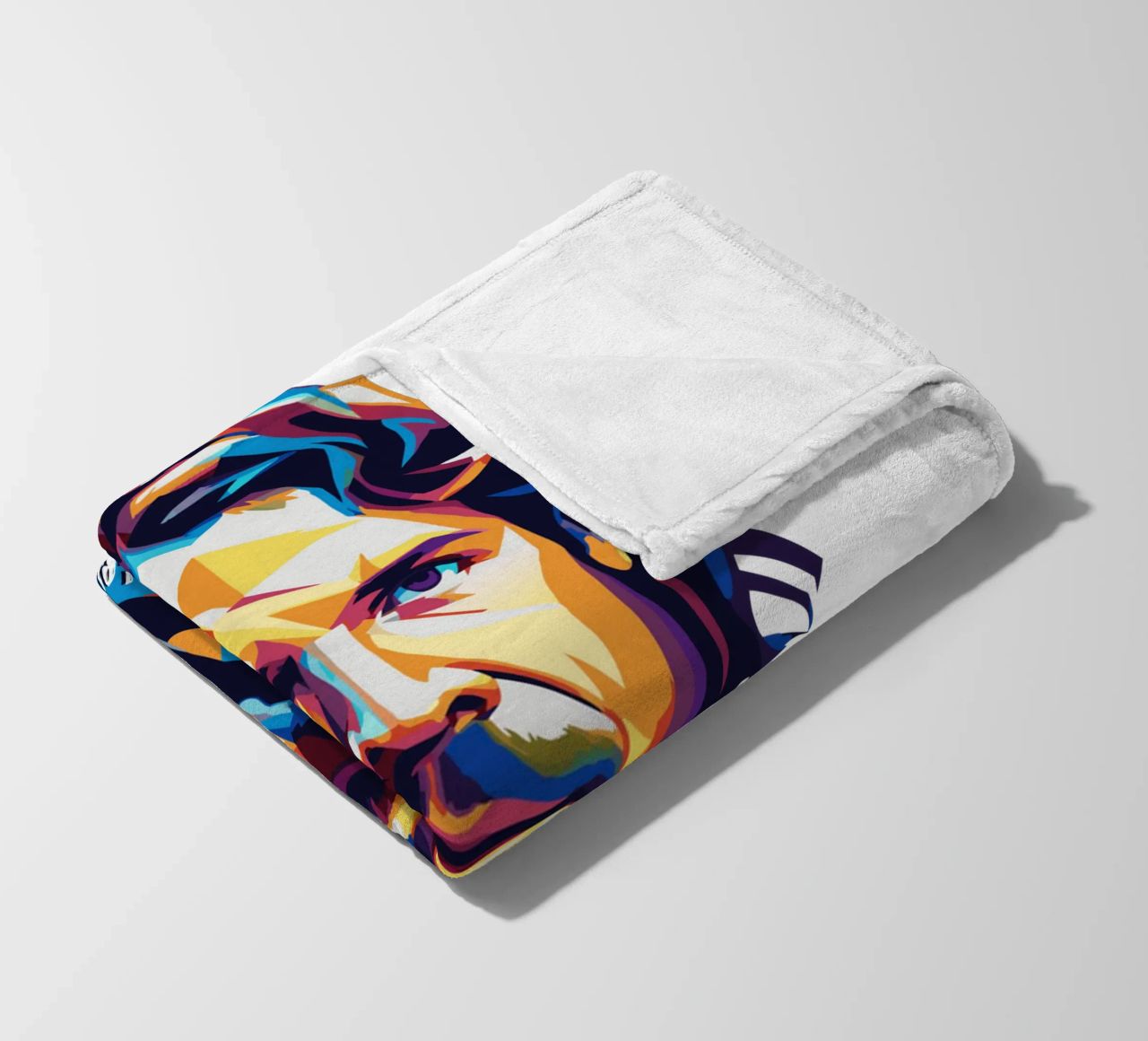 Eddie Vedder Portrait in WPAP Pop Art coperta in pile da vectorartnesia