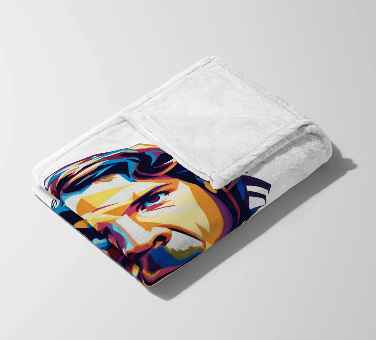 Eddie Vedder Portrait in WPAP Pop Art coperta in pile da vectorartnesia