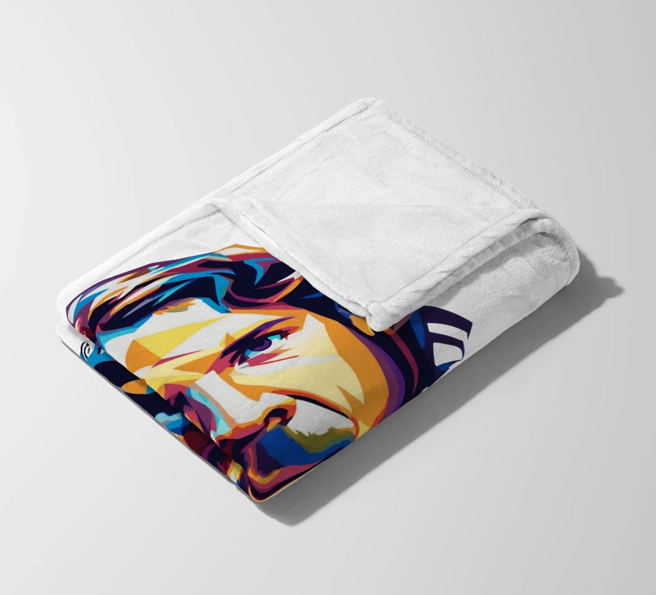 Eddie Vedder Portrait in WPAP Pop Art coperta in pile da vectorartnesia