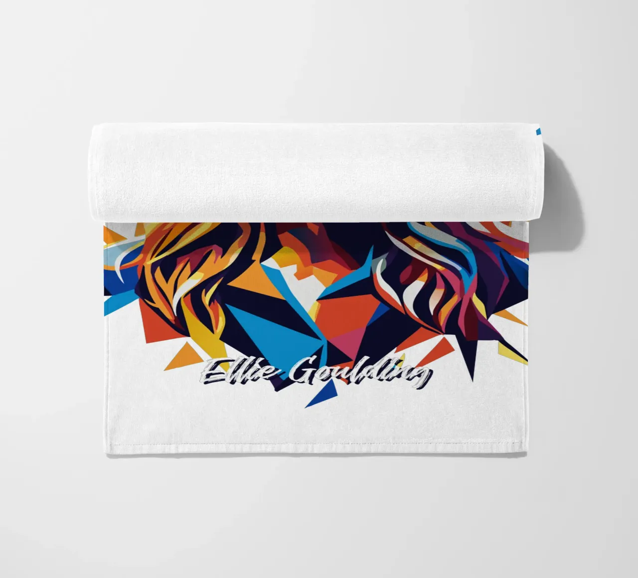 Ellie Goulding Portrait in WPAP Pop Art telo mare da vectorartnesia