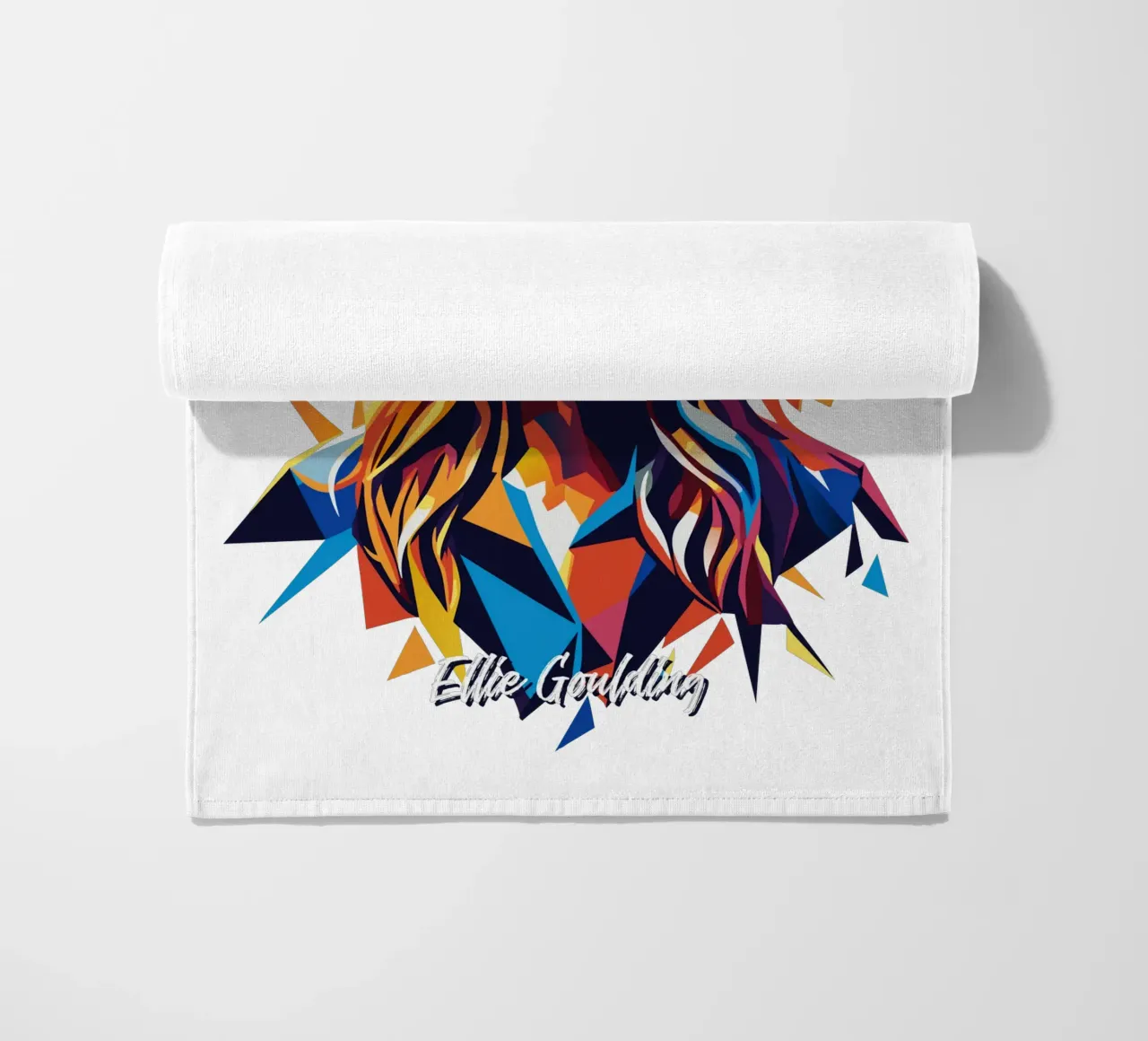 Ellie Goulding Portrait in WPAP Pop Art telo mare da vectorartnesia