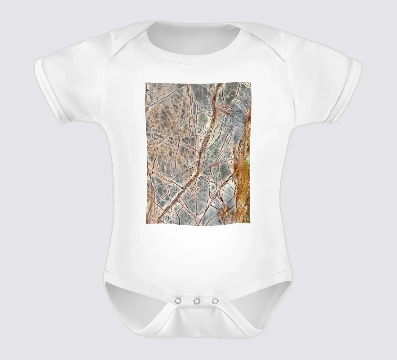 Marmo marrone 01 body neonato maniche corte da amini54