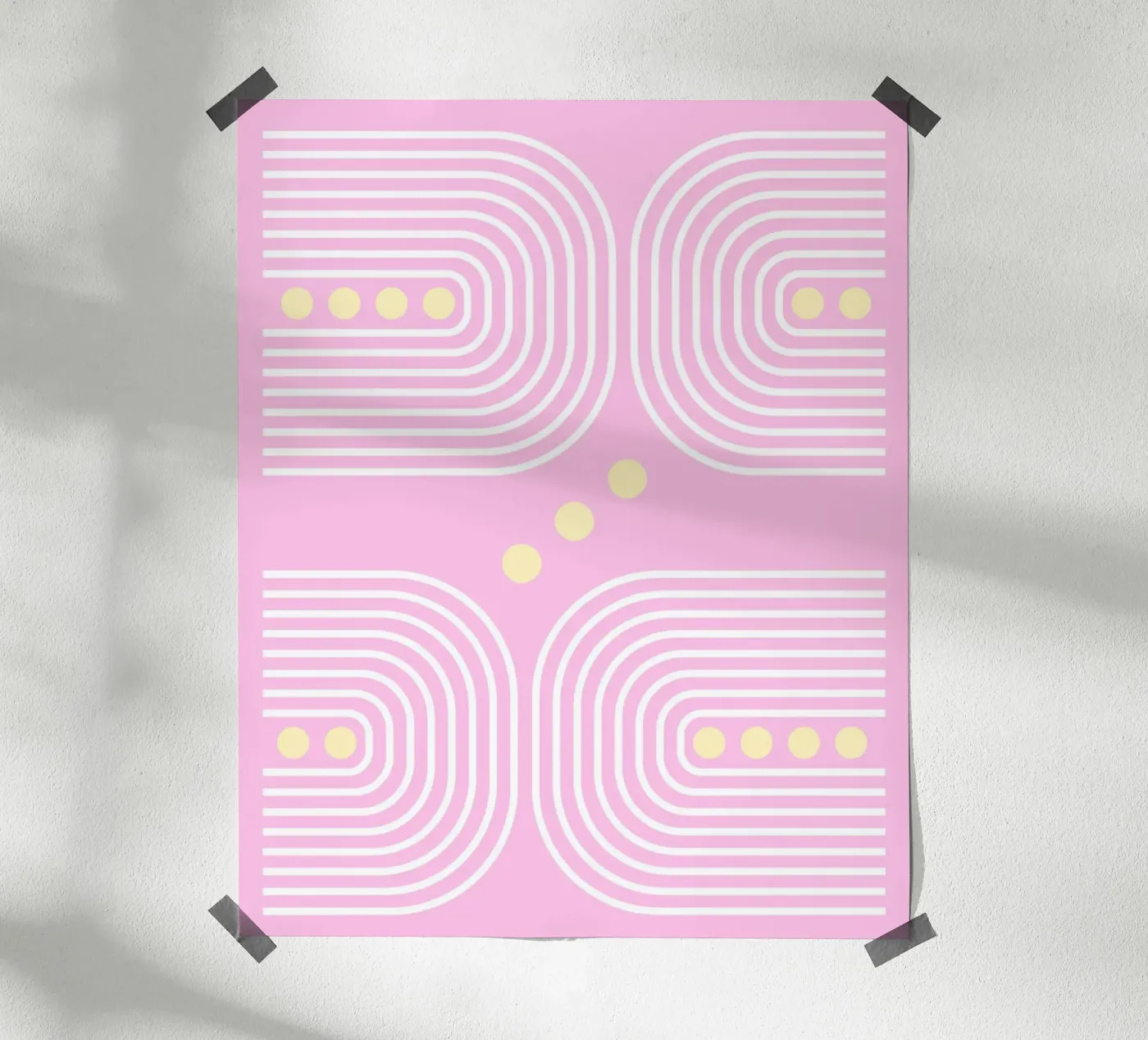 Rosa Spirale Poster von VinSigrid