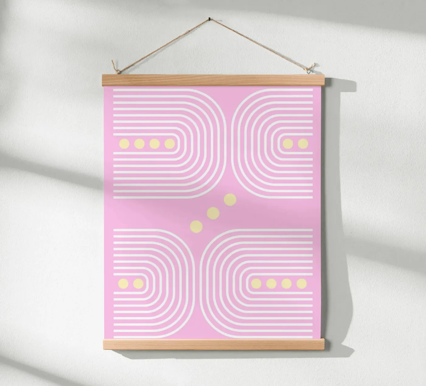 Rosa Spirale Poster von VinSigrid