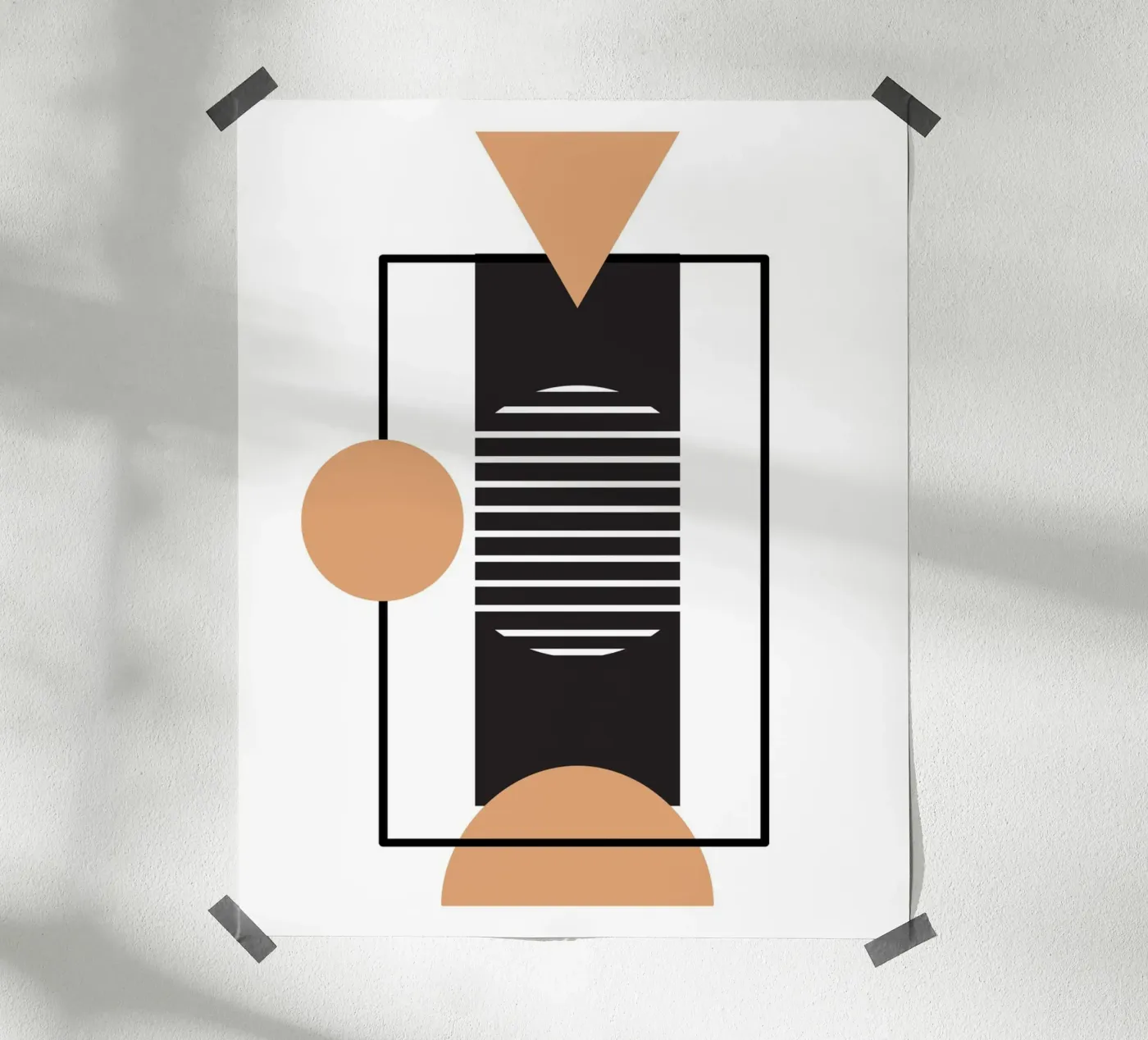The circle within the rectangle poster by VinSigrid