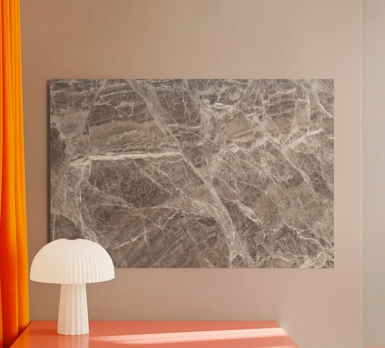 Marmo marrone 62 alluminio dibond da amini54