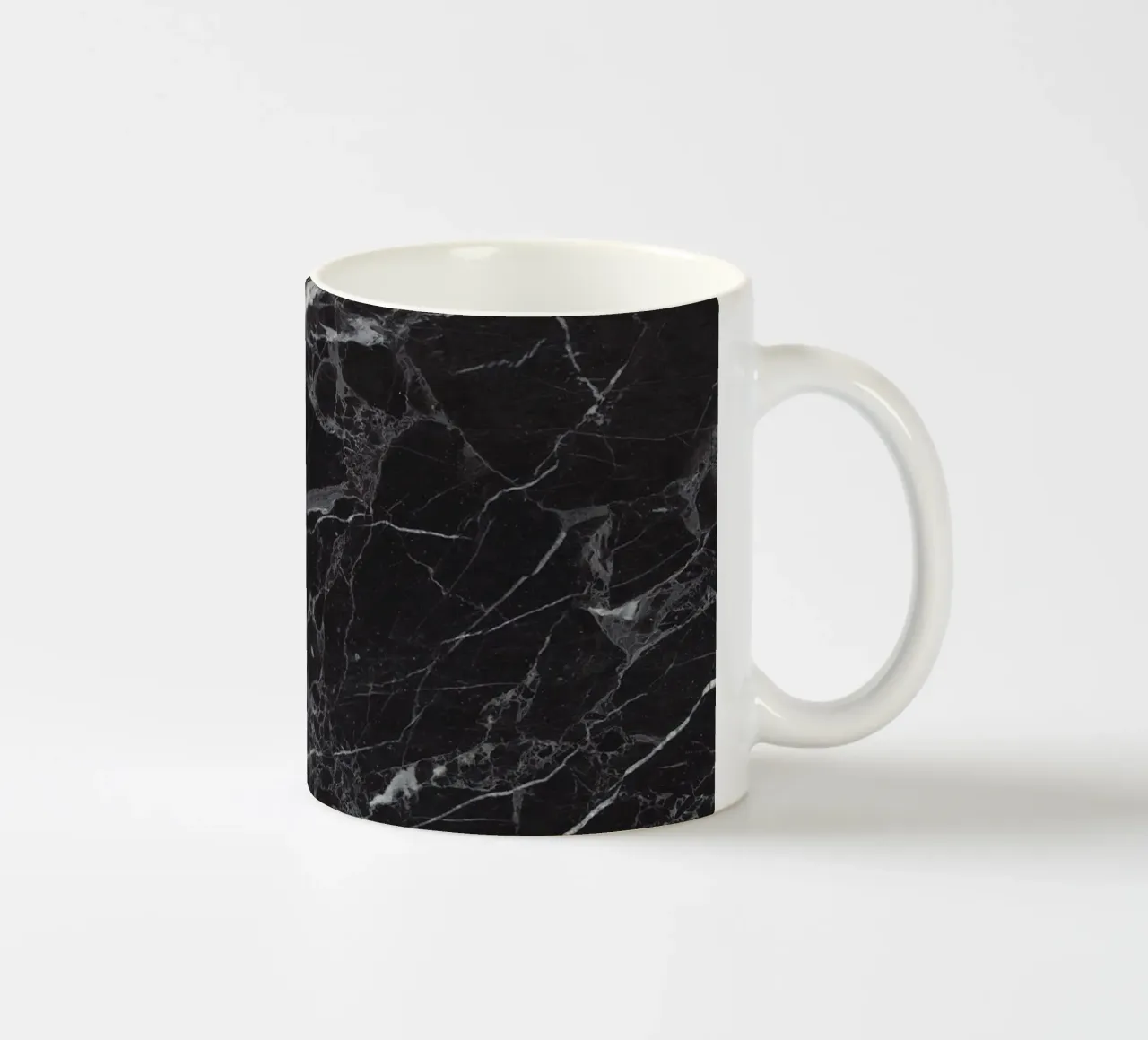 Black Marble 65 ceramic mug by amini54