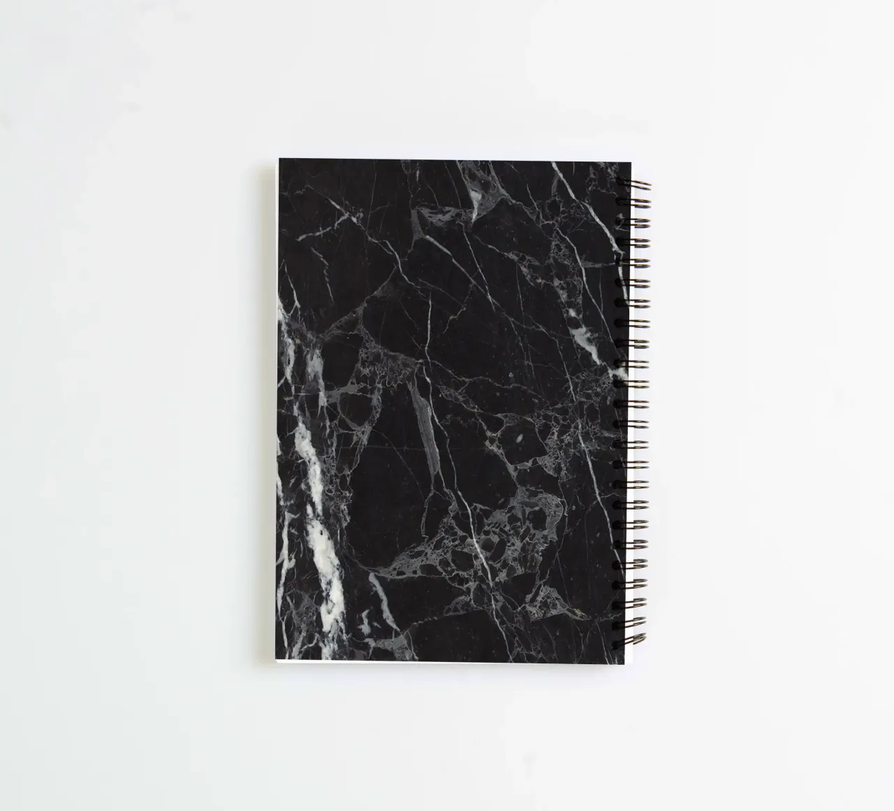 Black Marble 65 spiral notebook by amini54