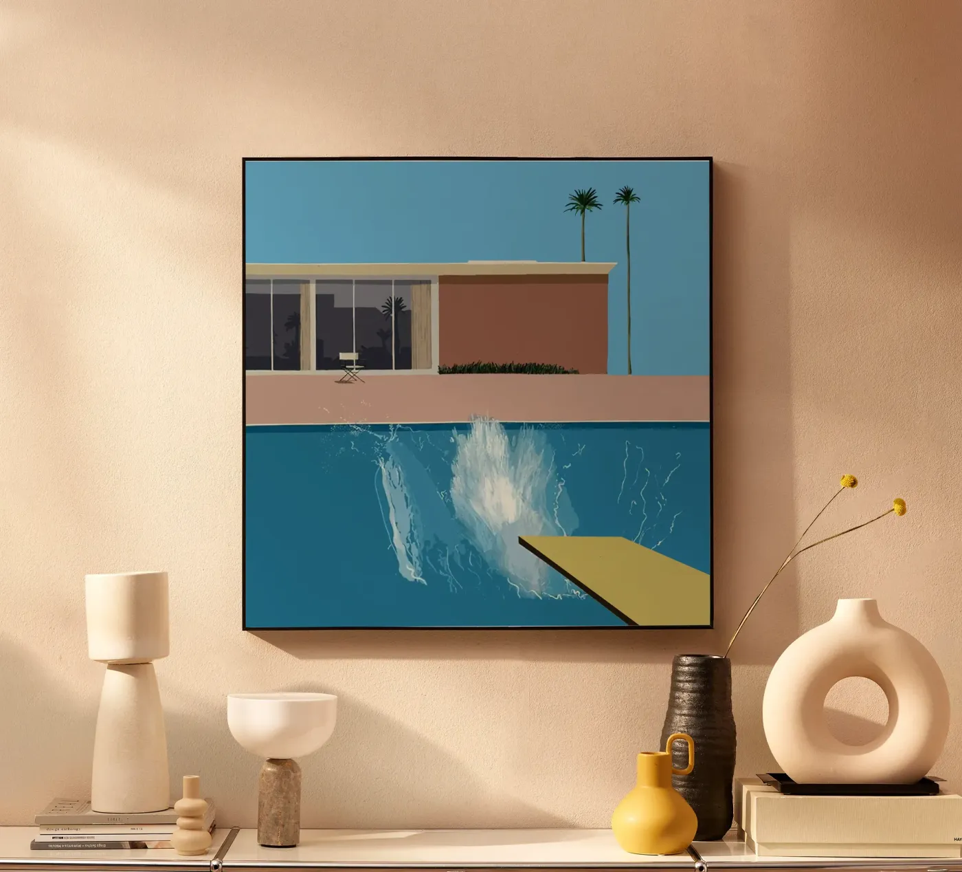 David Hockney plexiglass da Harmony Gallery