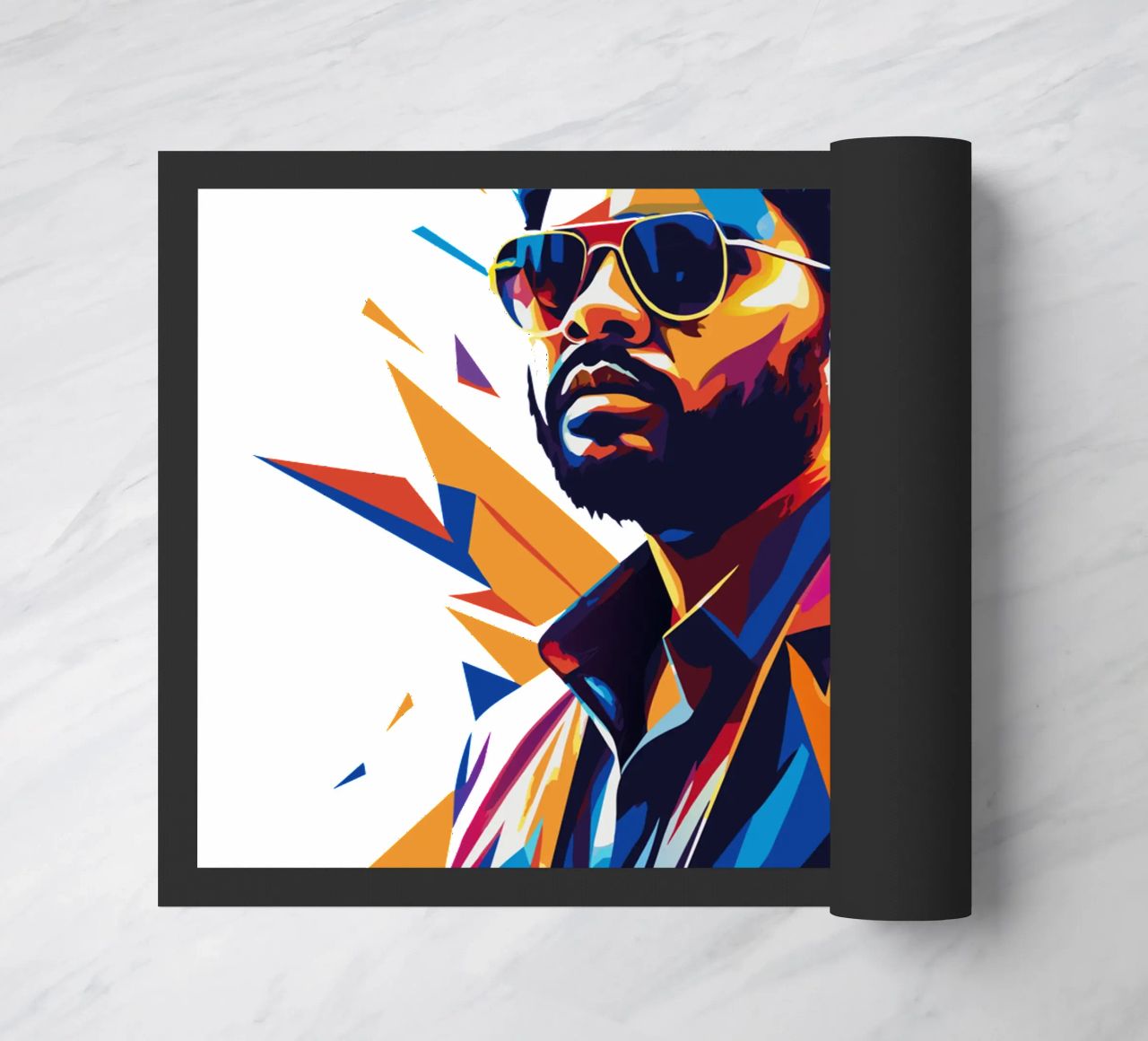 Khalid Portrait in WPAP Pop Art zerbino da vectorartnesia