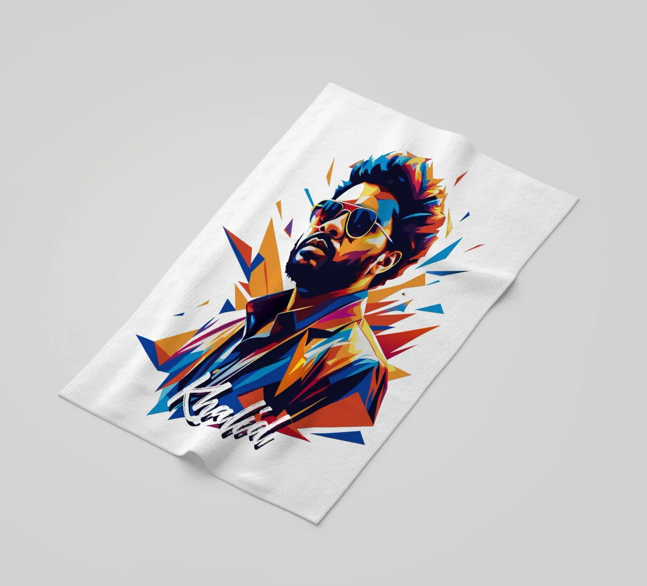 Khalid Portrait in WPAP Pop Art telo mare da vectorartnesia