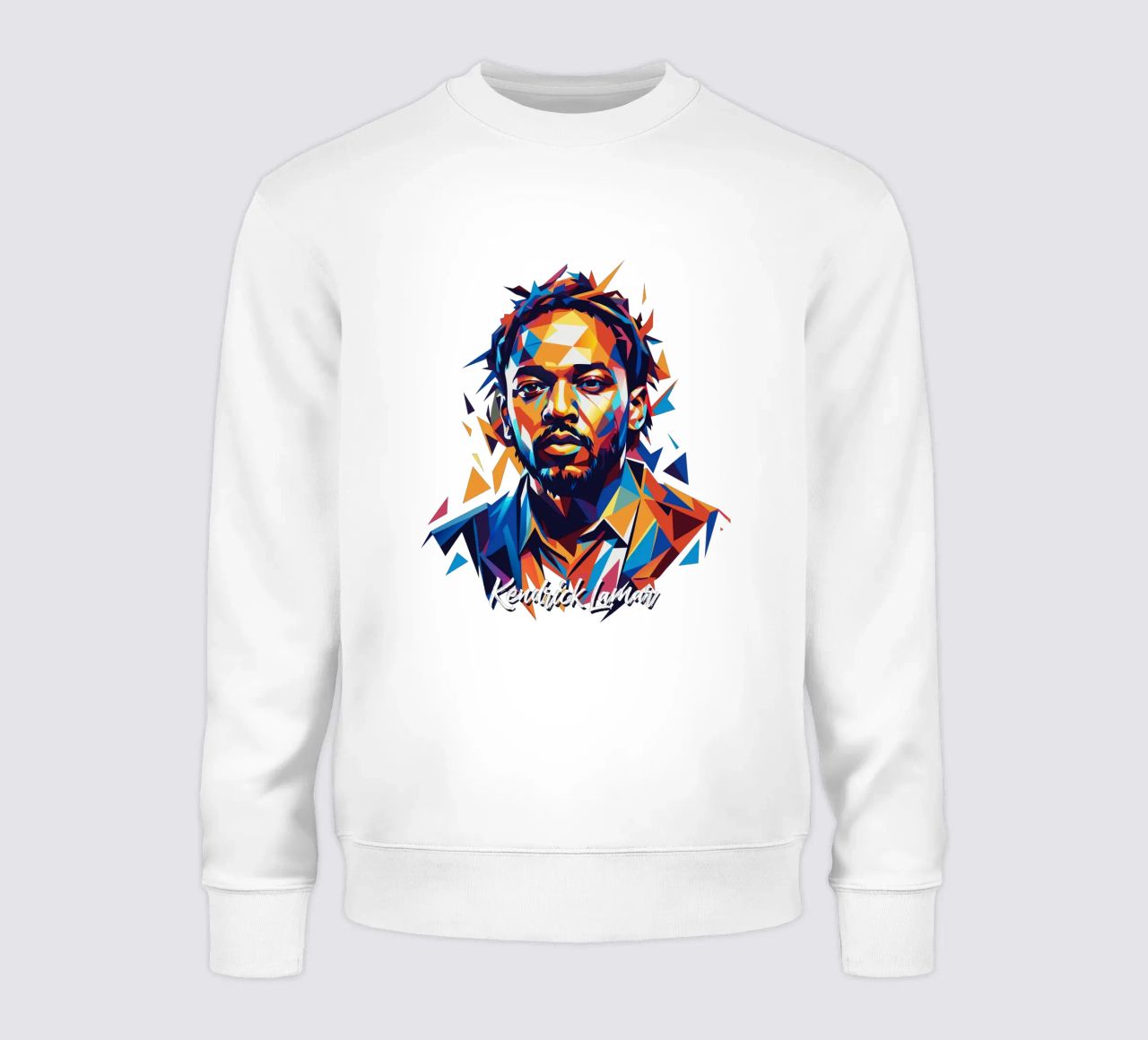 Kendrick Lamar Portrait in WPAP Pop Art felpa da vectorartnesia