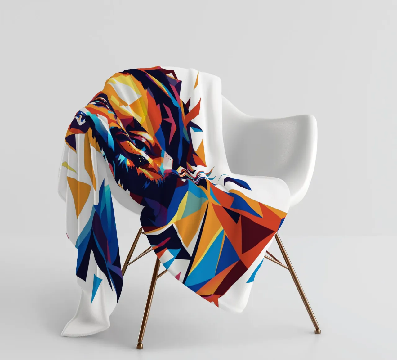 Kendrick Lamar Portrait in WPAP Pop Art coperta in pile da vectorartnesia