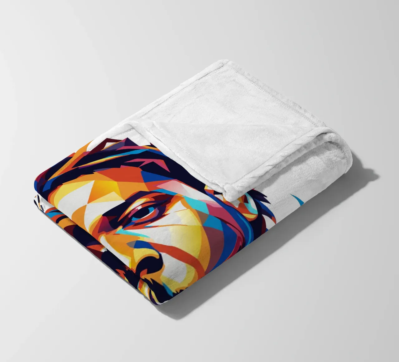 Kendrick Lamar Portrait in WPAP Pop Art coperta in pile da vectorartnesia