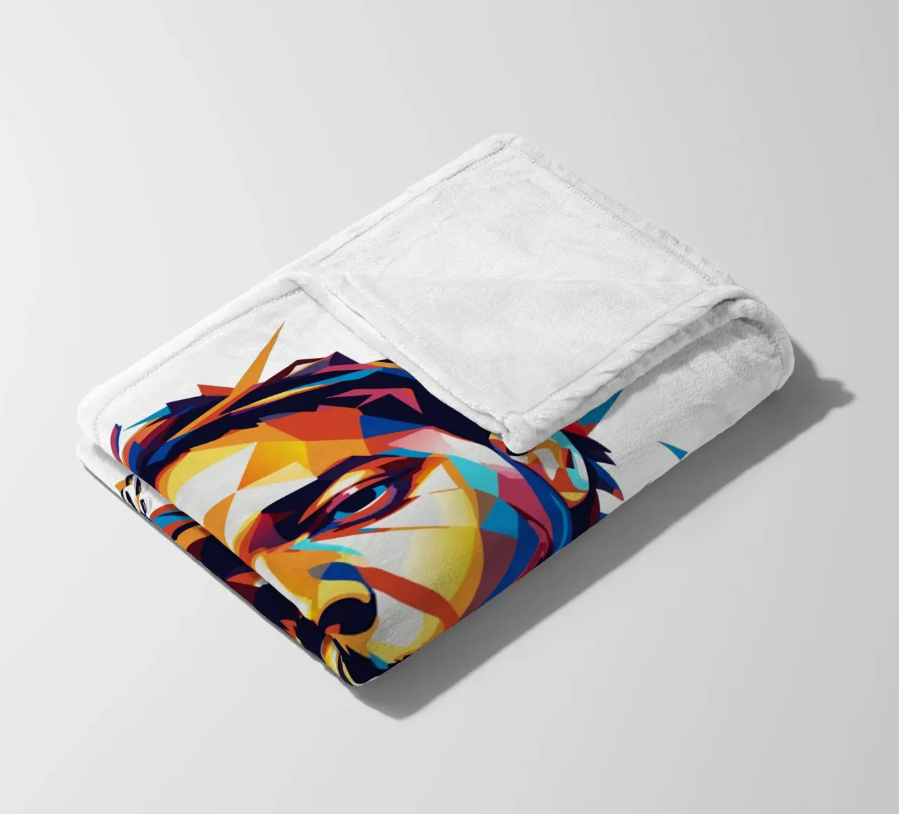 Kendrick Lamar Portrait in WPAP Pop Art coperta in pile da vectorartnesia