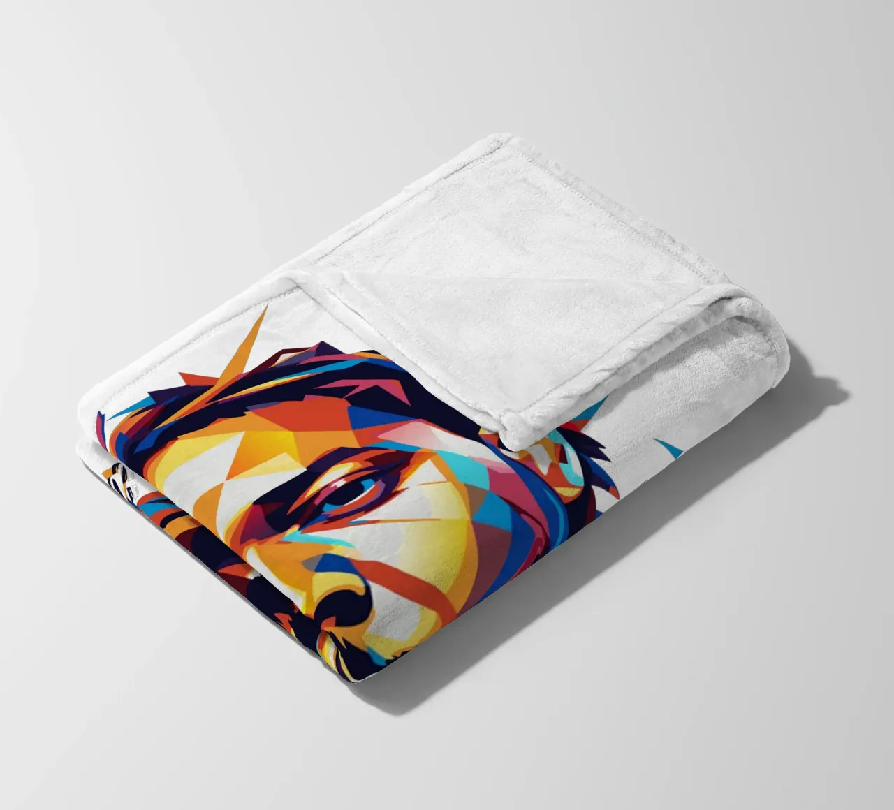 Kendrick Lamar Portrait in WPAP Pop Art coperta in pile da vectorartnesia