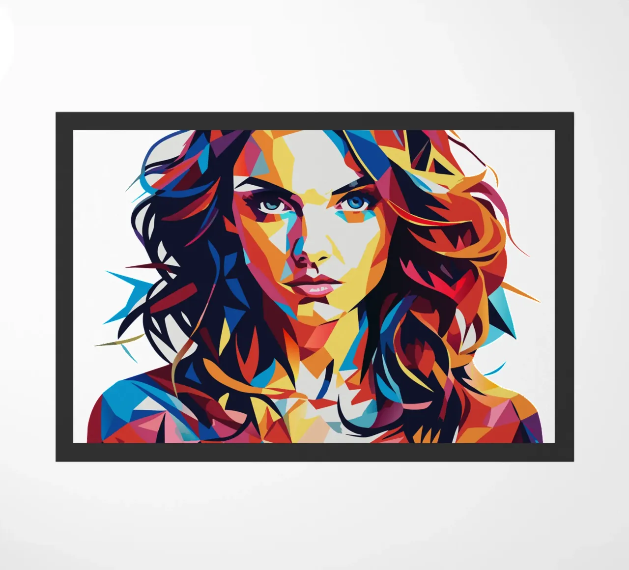 Katty Perry Portrait in WPAP Pop Art zerbino da vectorartnesia