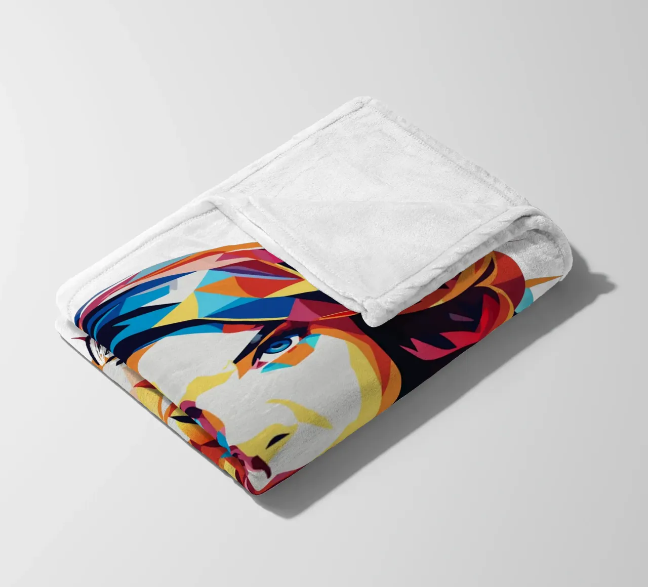 Katty Perry Portrait in WPAP Pop Art coperta in pile da vectorartnesia
