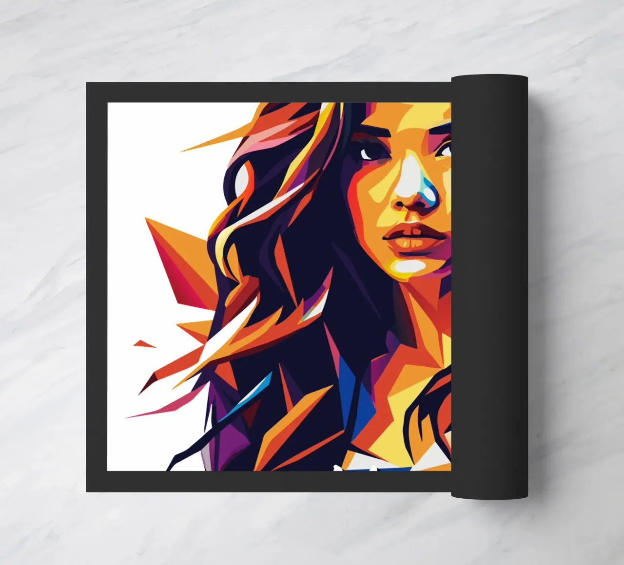 Karol G Portrait in WPAP Pop Art zerbino da vectorartnesia