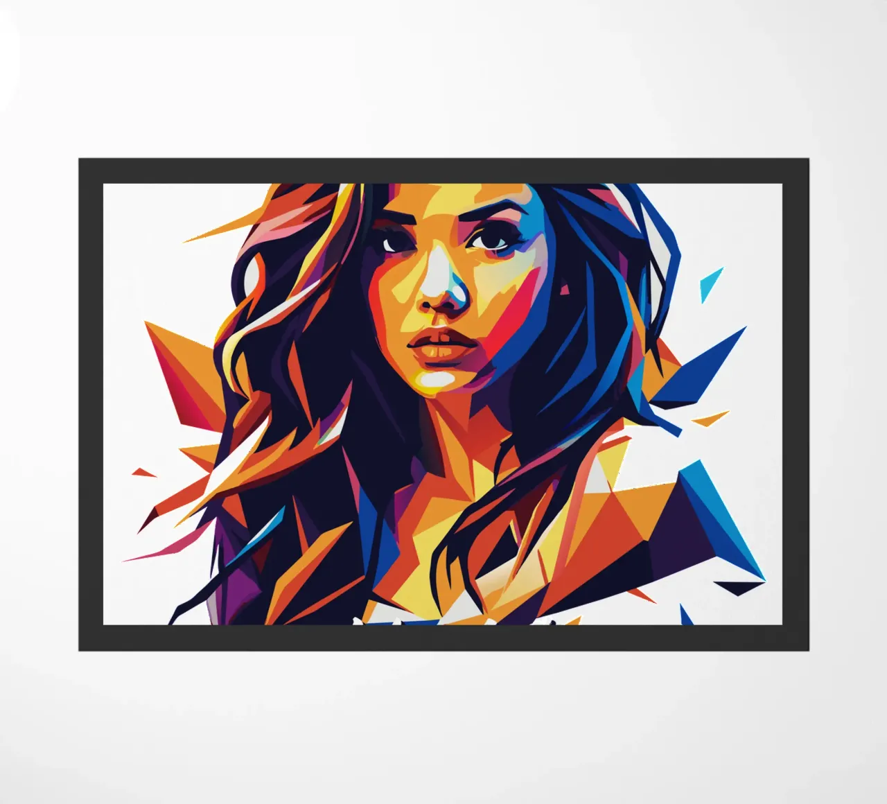 Karol G Portrait in WPAP Pop Art zerbino da vectorartnesia