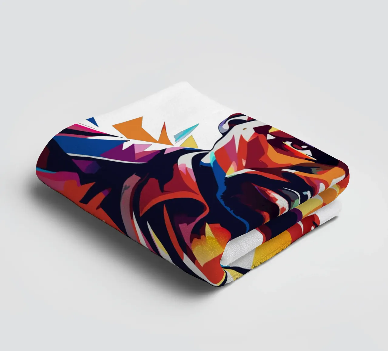 Kanye West Portrait in WPAP Pop Art asciugamano da bagno da vectorartnesia