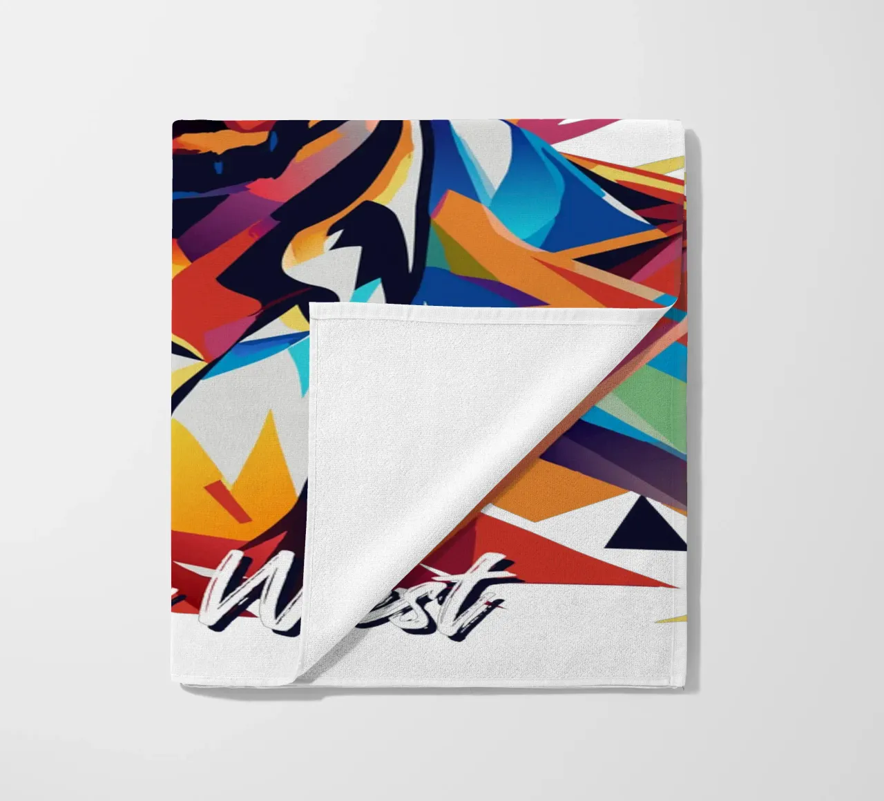 Kanye West Portrait in WPAP Pop Art telo mare da vectorartnesia