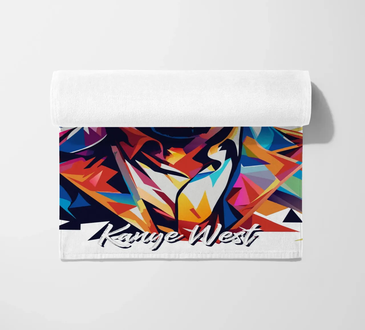 Kanye West Portrait in WPAP Pop Art telo mare da vectorartnesia