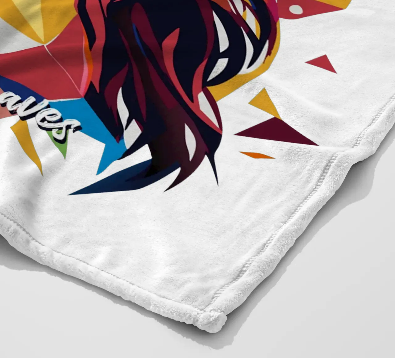 Kacey Musgraves Portrait in WPAP Pop Art coperta in pile da vectorartnesia