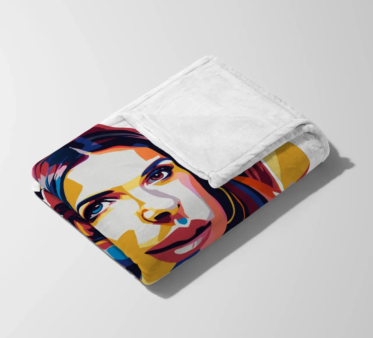 Kacey Musgraves Portrait in WPAP Pop Art coperta in pile da vectorartnesia