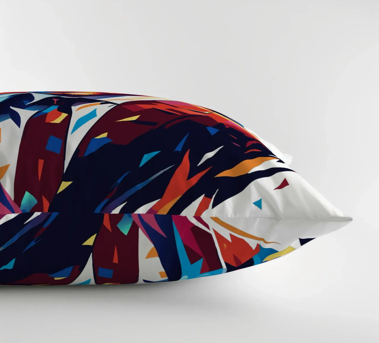 Justin Timberlake Portrait in WPAP Pop Art cuscino da vectorartnesia