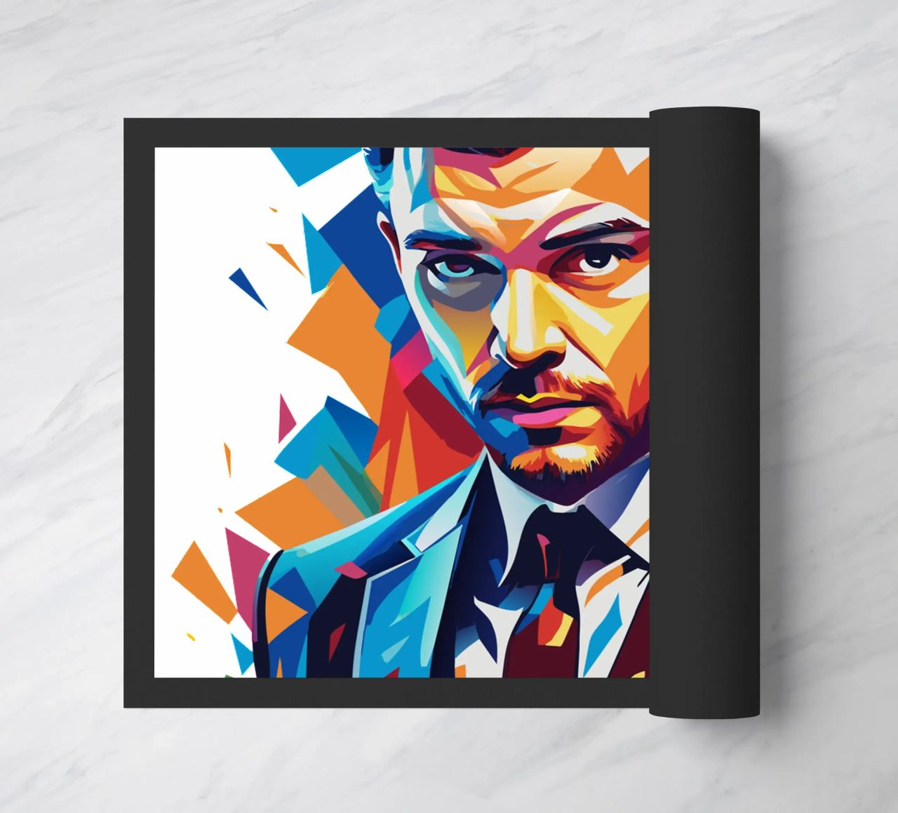 Justin Timberlake Portrait in WPAP Pop Art zerbino da vectorartnesia