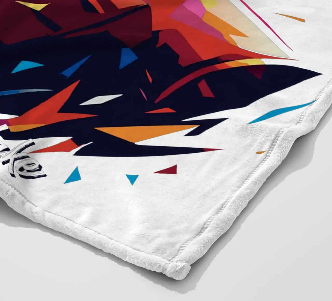 Justin Timberlake Portrait in WPAP Pop Art coperta in pile da vectorartnesia