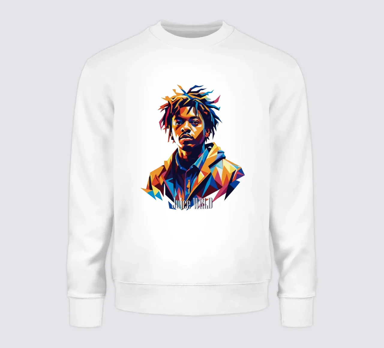 Juice WRLD Portrait in WPAP Pop Art felpa da vectorartnesia