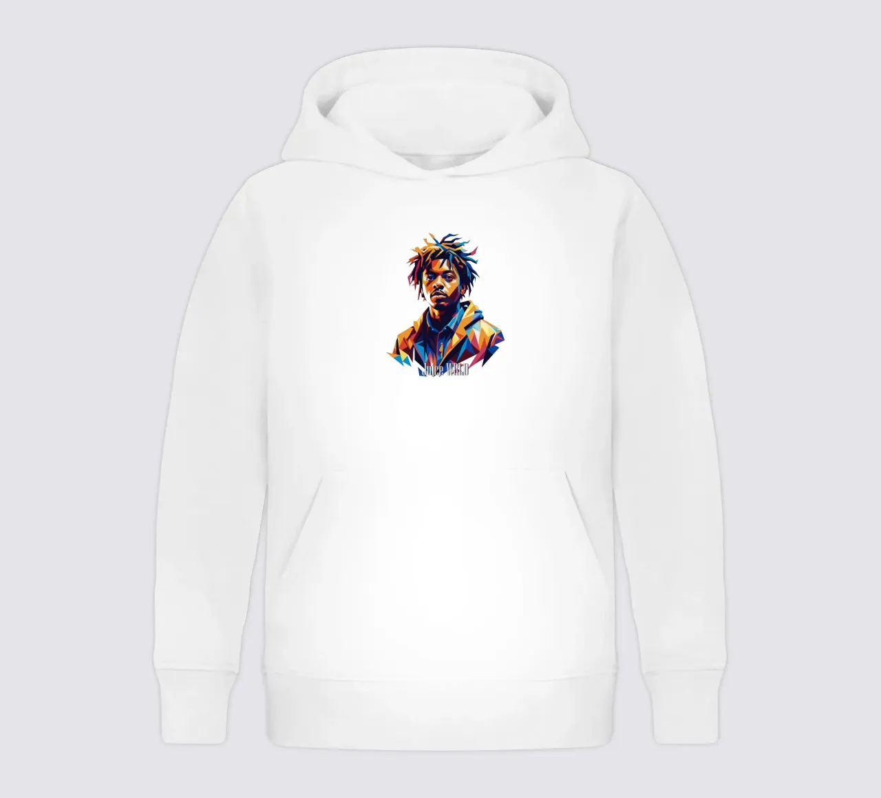 Juice WRLD Portrait in WPAP Pop Art felpa bambino con cappuccio da vectorartnesia