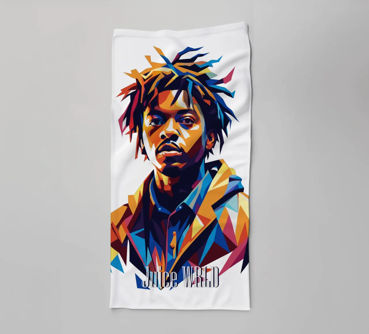 Juice WRLD Portrait in WPAP Pop Art asciugamano da bagno da vectorartnesia