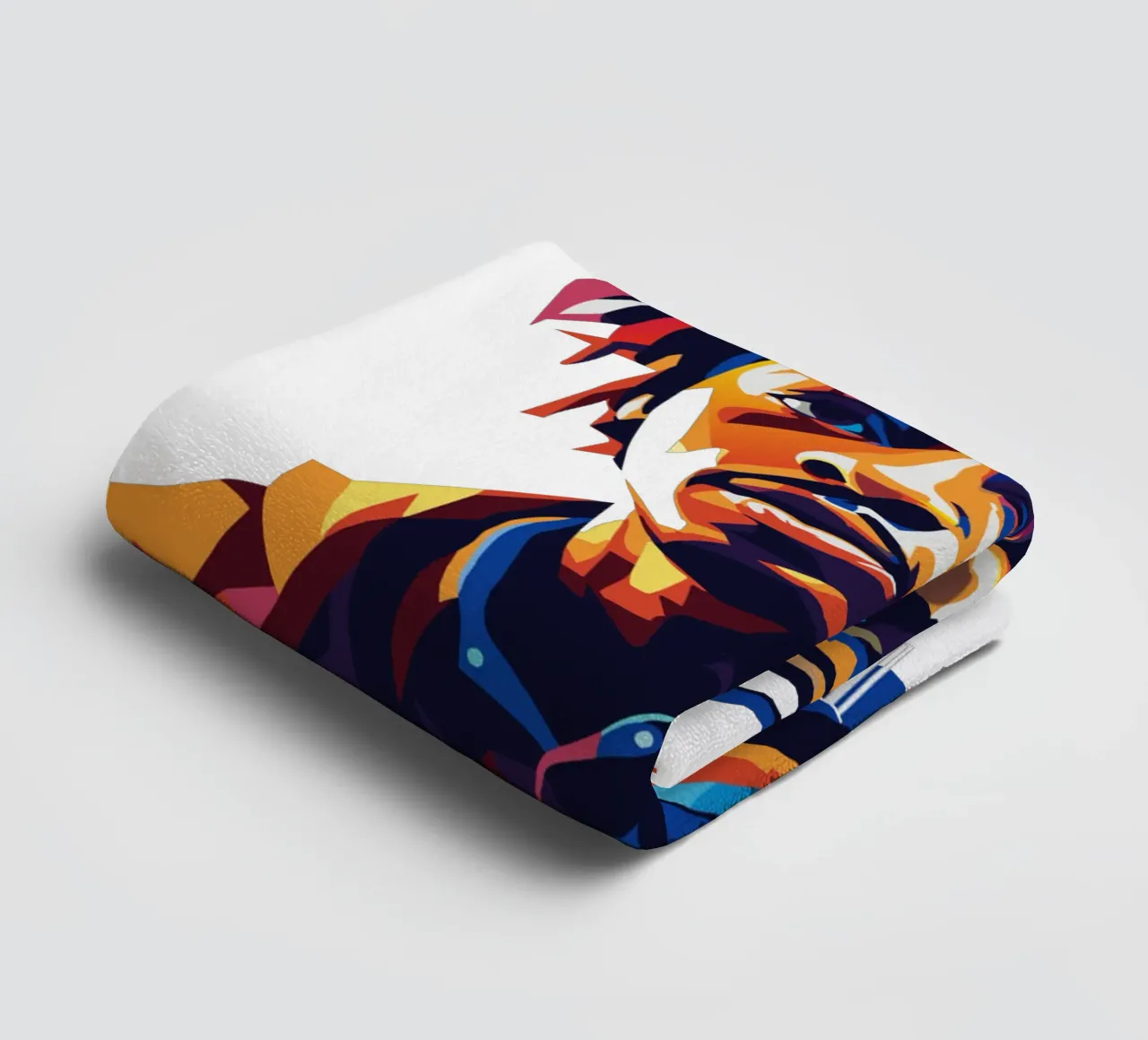 Juice WRLD Portrait in WPAP Pop Art asciugamano da bagno da vectorartnesia