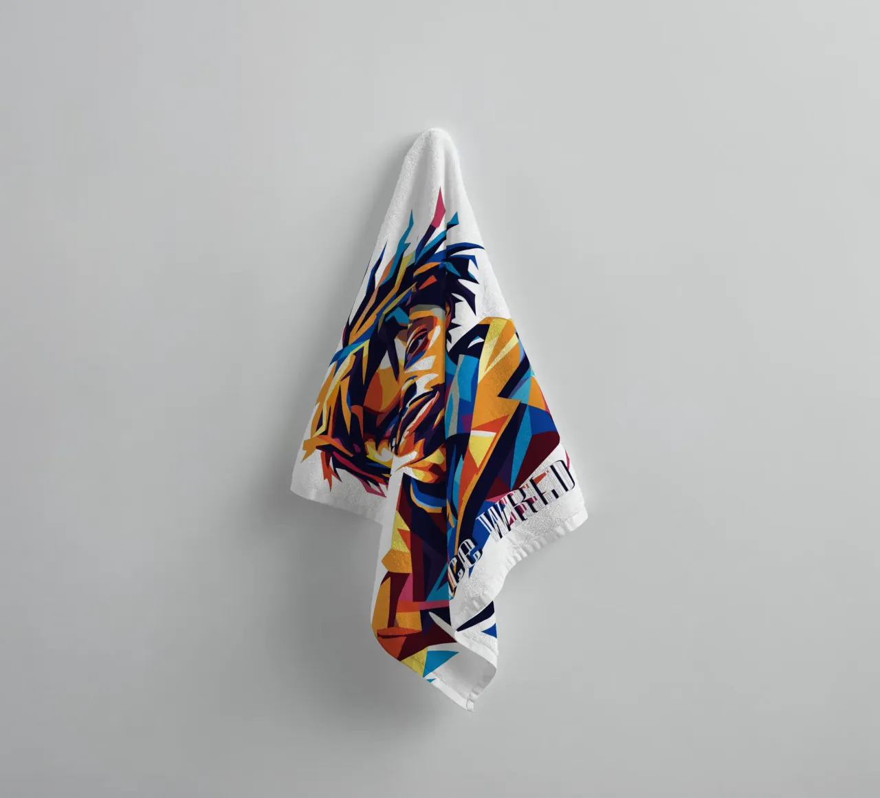 Juice WRLD Portrait in WPAP Pop Art asciugamano da bagno da vectorartnesia