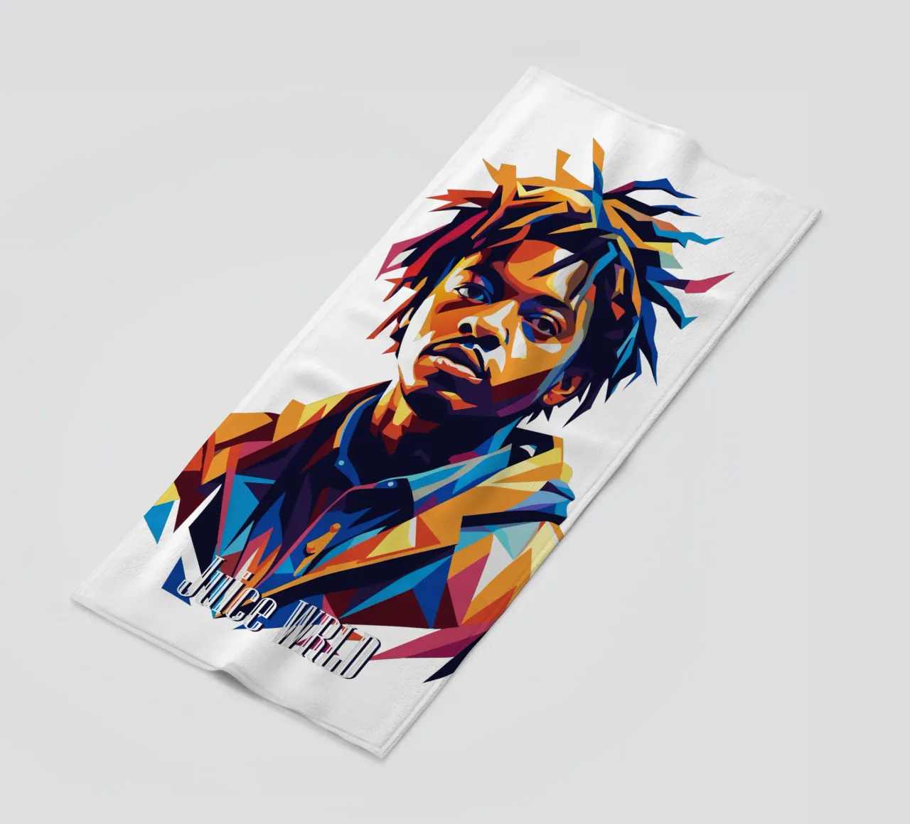Juice WRLD Portrait in WPAP Pop Art telo mare da vectorartnesia