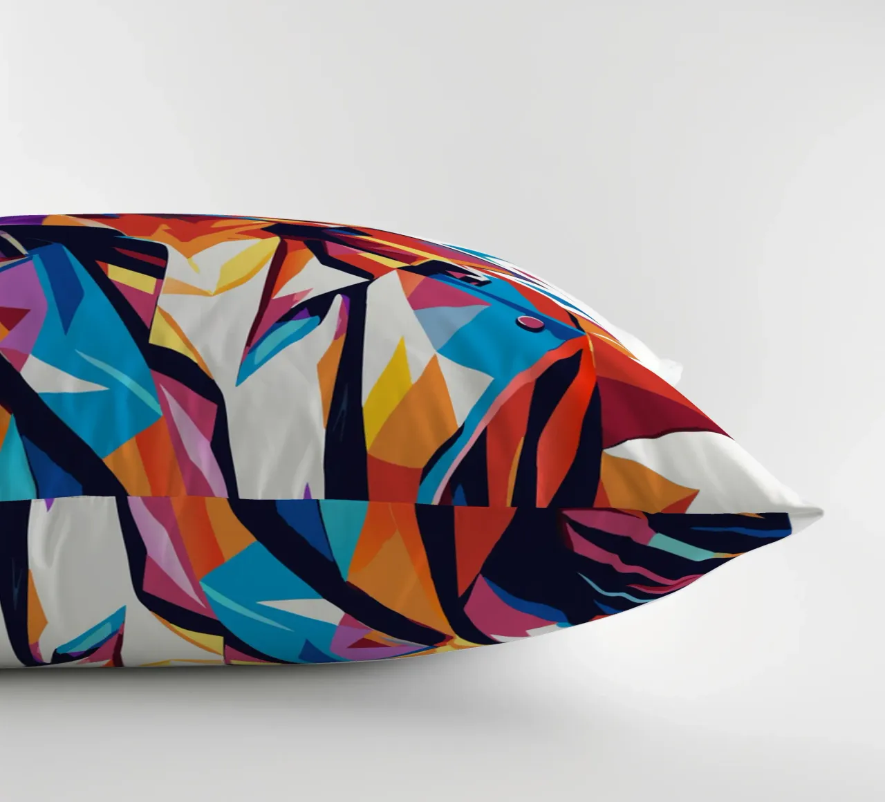 Justin Bieber Portrait in WPAP Pop Art cuscino da vectorartnesia