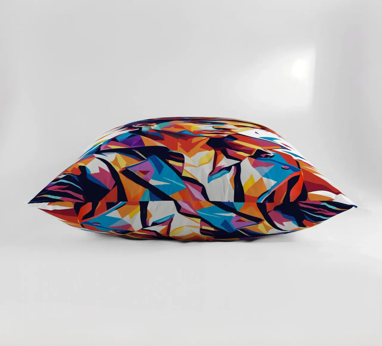 Justin Bieber Portrait in WPAP Pop Art cuscino da vectorartnesia