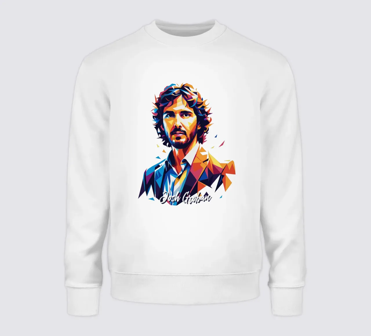 Josh Groban Portrait in WPAP Pop Art sweat de vectorartnesia