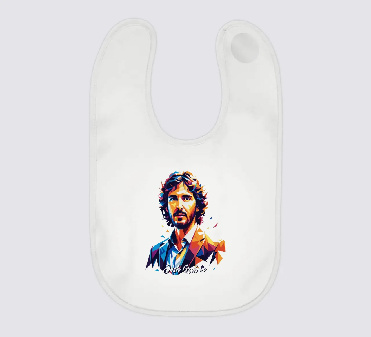 Josh Groban Portrait in WPAP Pop Art bavaglino da vectorartnesia
