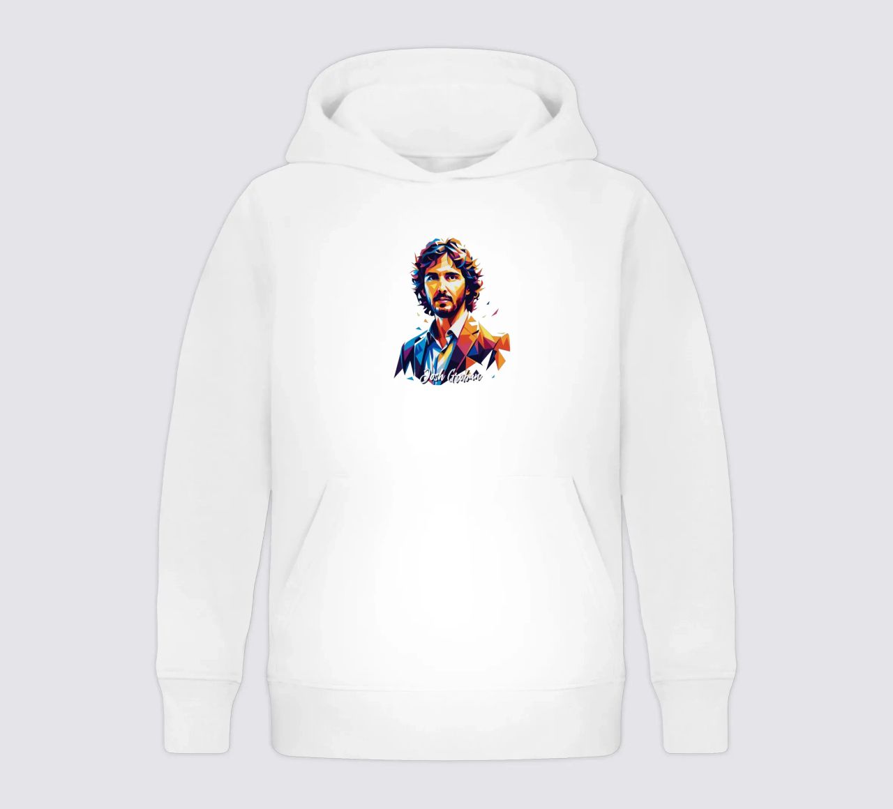 Josh Groban Portrait in WPAP Pop Art felpa bambino con cappuccio da vectorartnesia