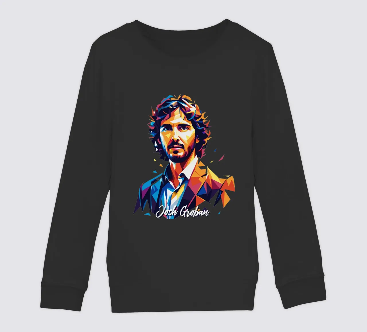 Josh Groban Portrait in WPAP Pop Art felpa bambino da vectorartnesia