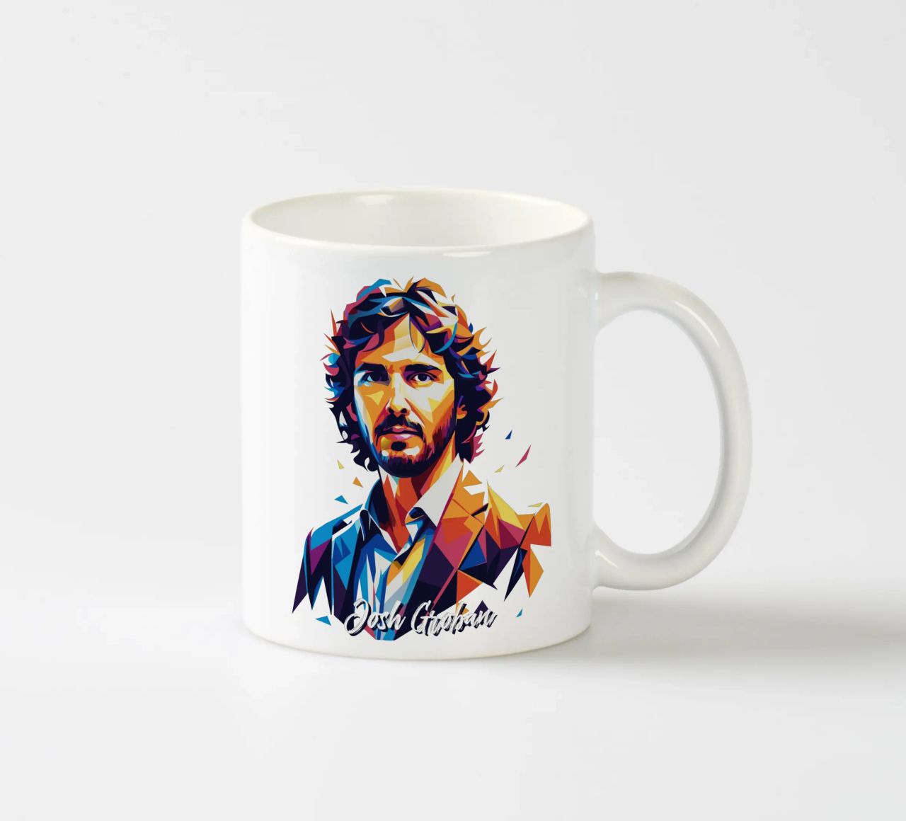Josh Groban Portrait in WPAP Pop Art tazza in ceramica da vectorartnesia