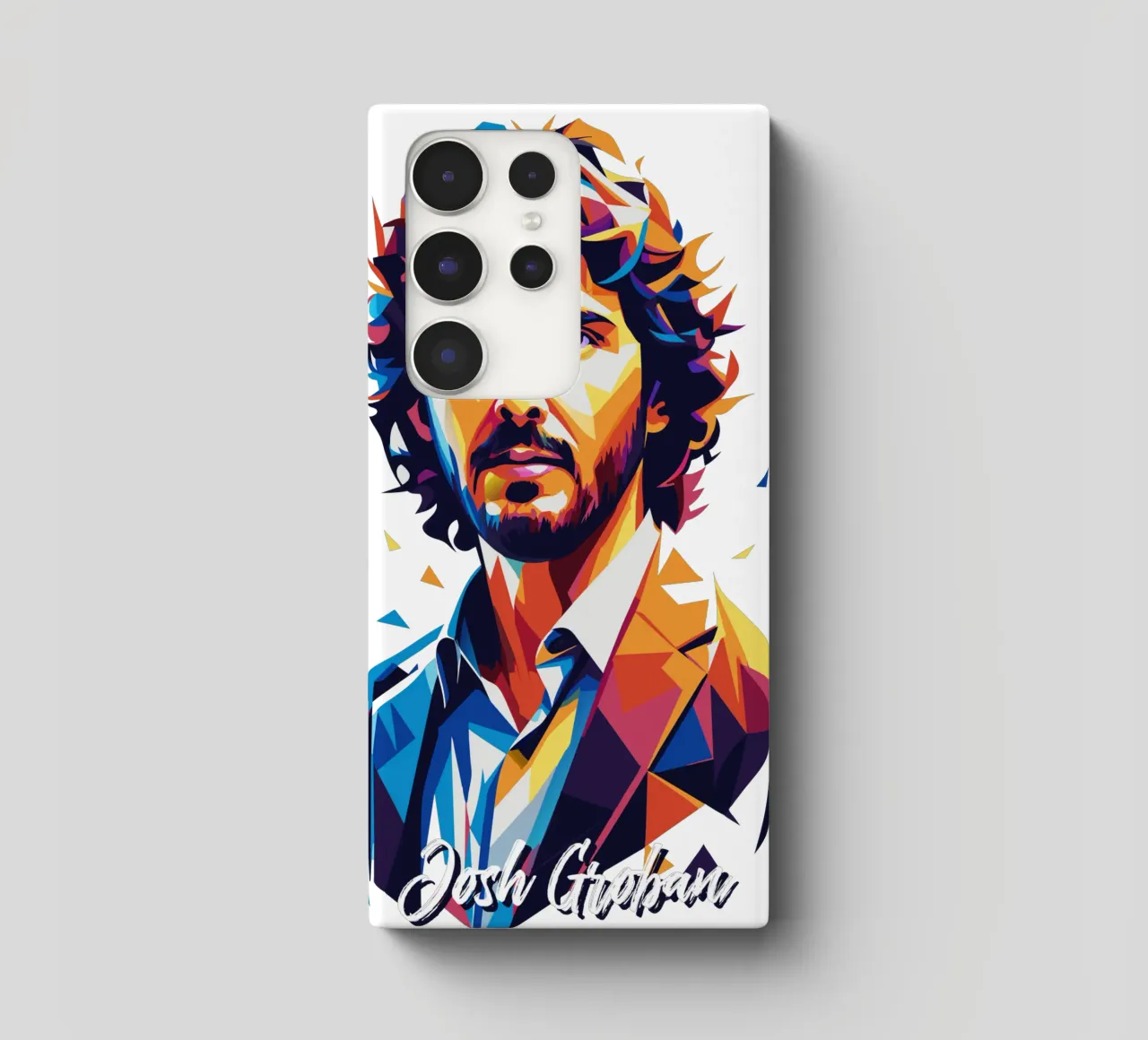 Josh Groban Portrait in WPAP Pop Art cover samsung da vectorartnesia
